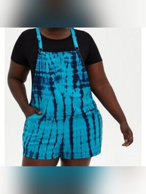 Torrid Tie-dye Shortalls